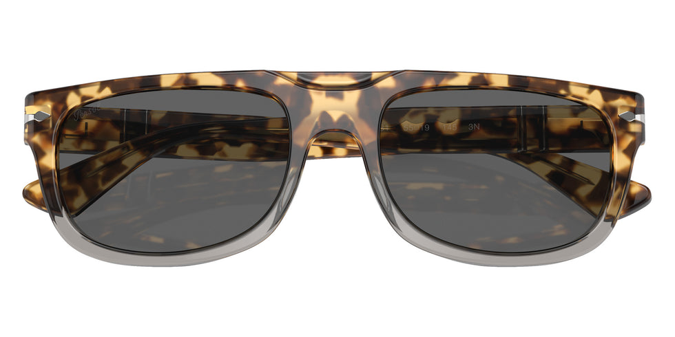 Persol® PO3271S Sunglasses PO3271S 1130B1 55 - Brown Tortoise Cut Nettranspar