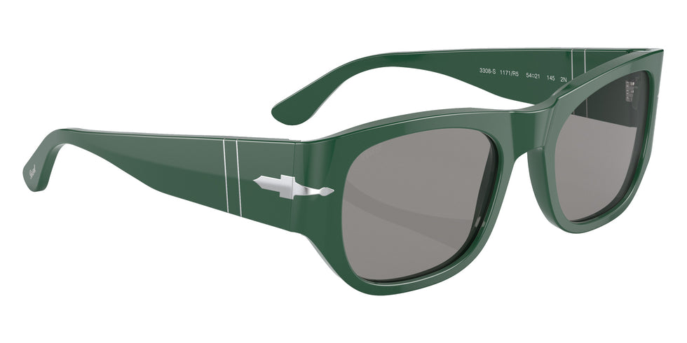 Persol® PO3308S Sunglasses PO3308S 1171R5 54 - Green Grey
