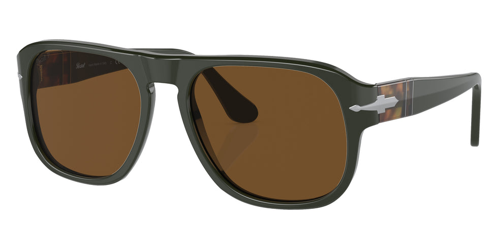 Persol® PO3310S Sunglasses PO3310S 119057 57 - Jean Matte Dark Green Polar Br