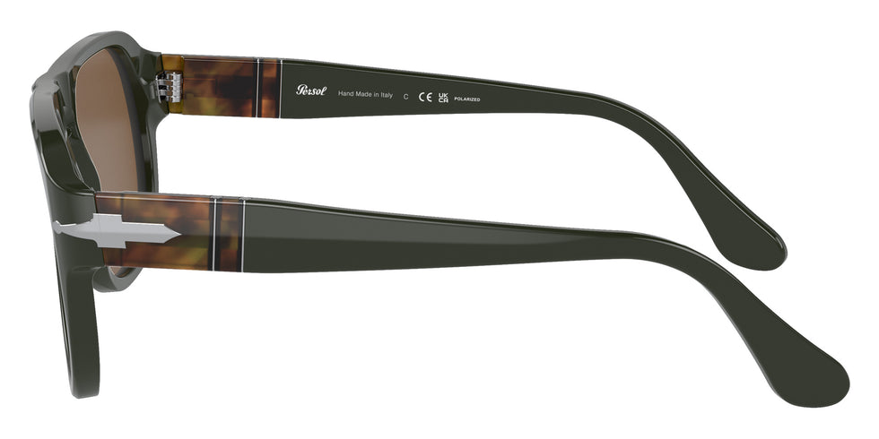 Persol® PO3310S Sunglasses PO3310S 119057 57 - Jean Matte Dark Green Polar Br