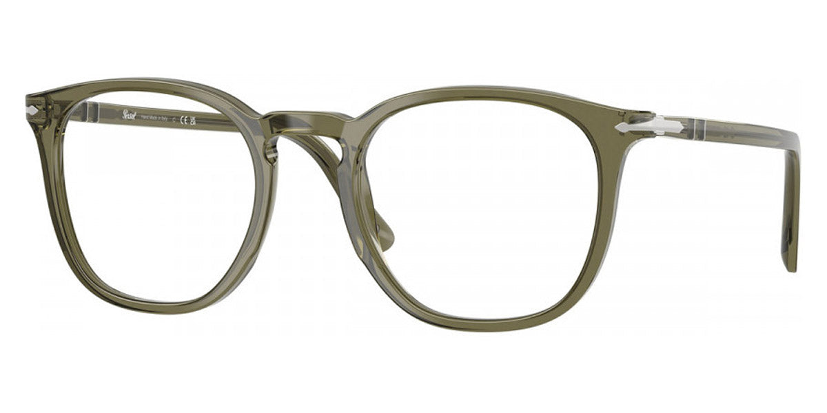 Persol® PO3318V PS PO3318V 1142 51 - 1142 Olive transparent green Eyeglasses