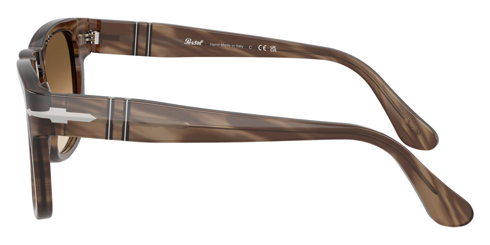 Persol® PO3333S Sunglasses PO3333S 120851 54 - Elio Striped Brown Gradient Br