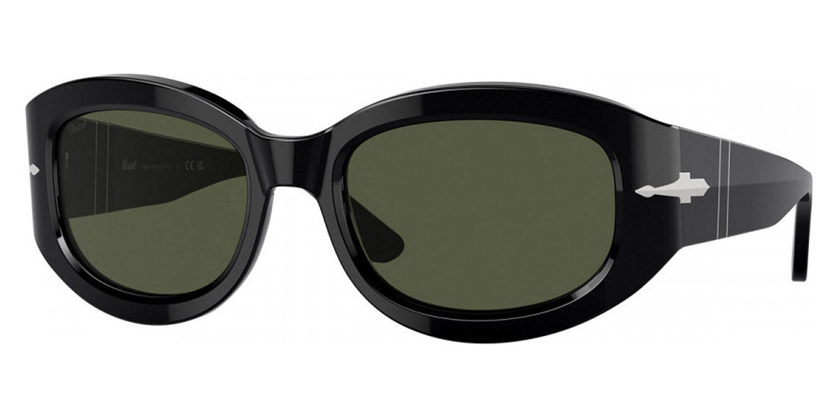 Persol® PO3335S PS PO3335S 95/31 56 - 95/31 Black / Green Sunglasses