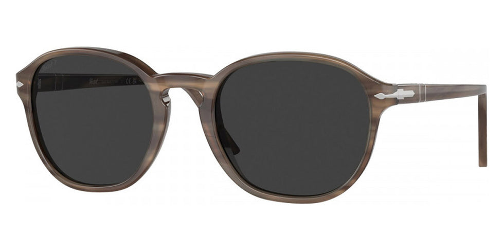 Persol® PO3343S PS PO3343S 120848 55 - 120848 Striped brown Eyeglasses