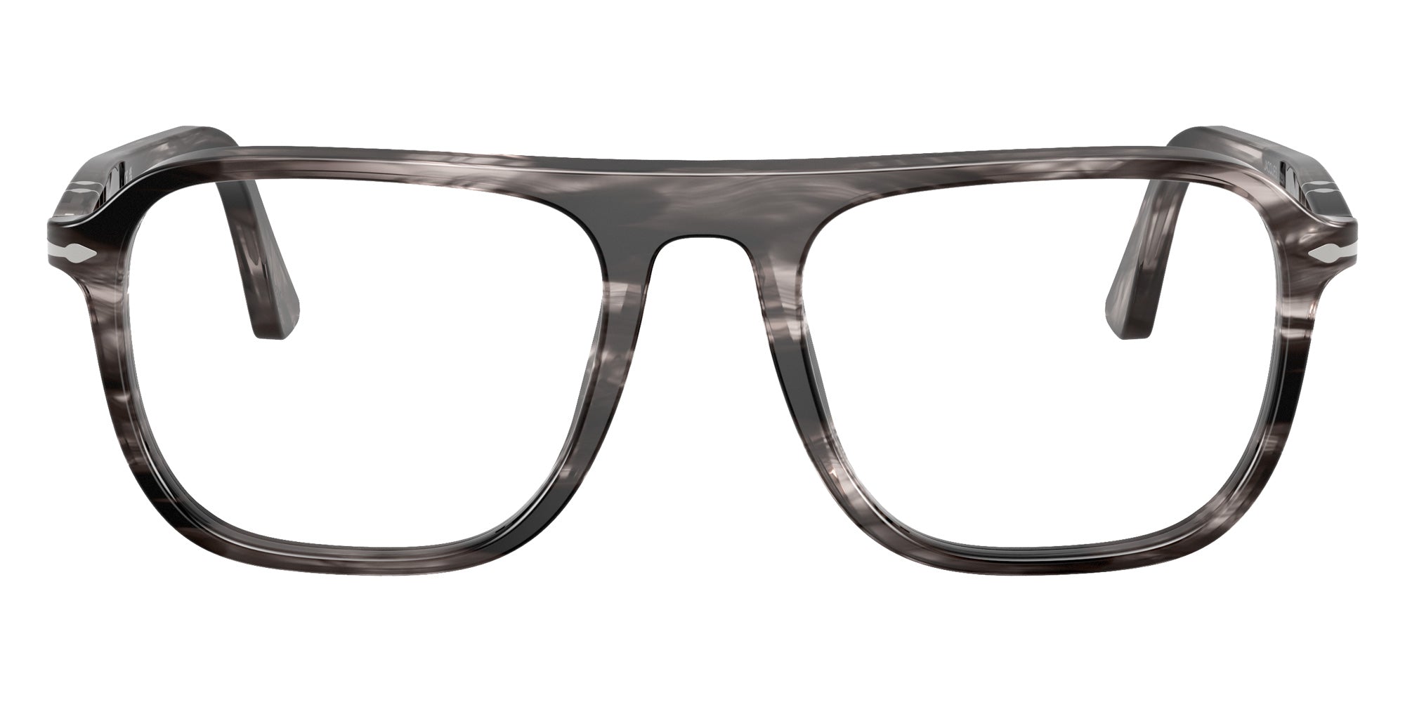 Persol® PO3359V Eyeglasses PO3359V 1238 53 - Jacques Striped Black And Tran
