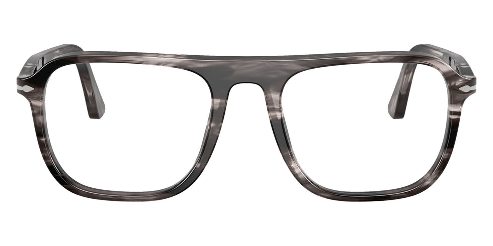Persol® PO3359V Eyeglasses PO3359V 1238 53 - Jacques Striped Black And Tran