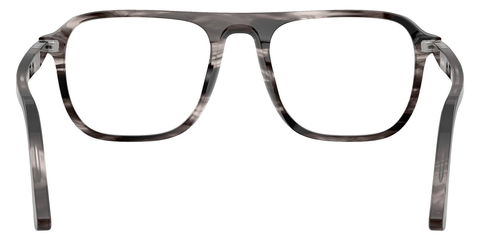Persol® PO3359V Eyeglasses PO3359V 1238 53 - Jacques Striped Black And Tran
