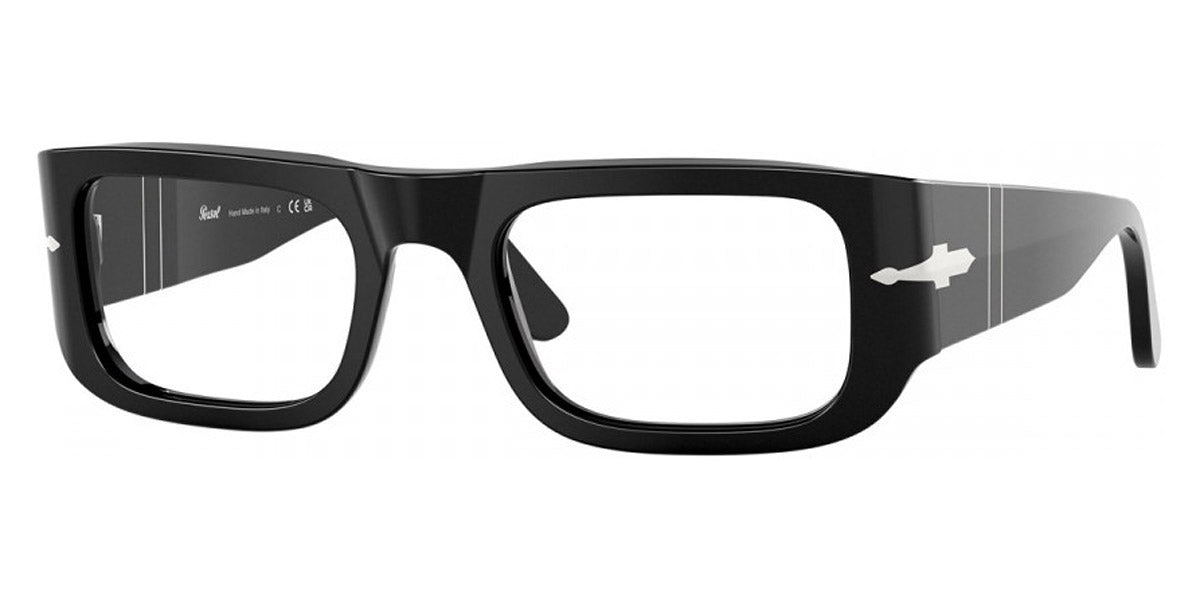Persol® PO3362V Wes PS PO3362V Wes 95 52 - 95 Black Eyeglasses