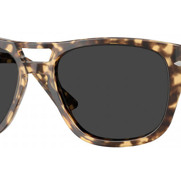 Persol® PO3366S PS PO3366S 105648 58 - 105648 Brown beige tortoise / Polar black Sunglasses