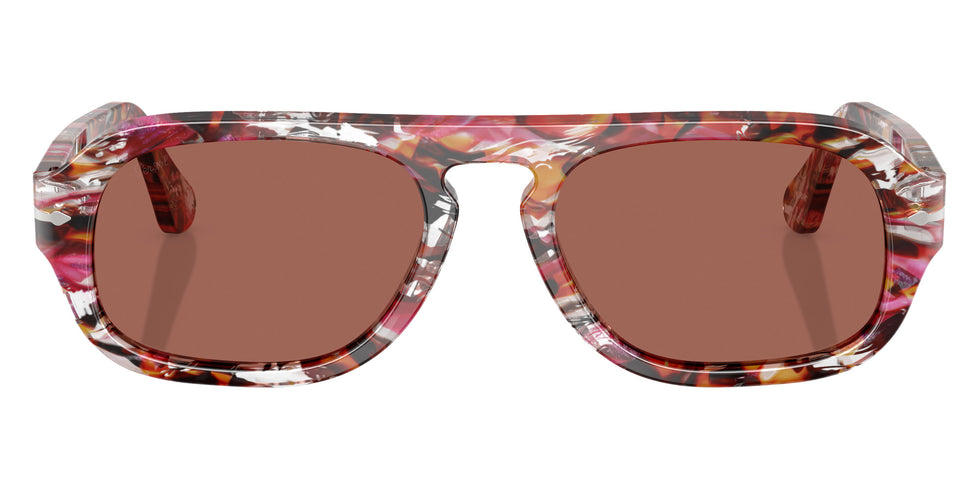 Persol® PO3369S Sunglasses PO3369S 1220H2 56 - Cyclamen/Khaki Terracotta Brow