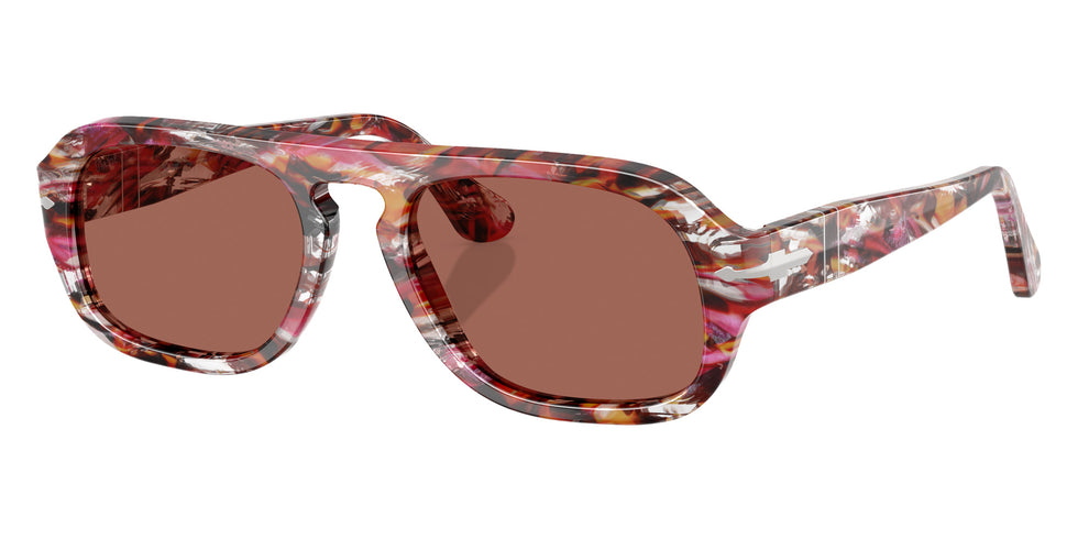 Persol® PO3369S Sunglasses PO3369S 1220H2 56 - Cyclamen/Khaki Terracotta Brow