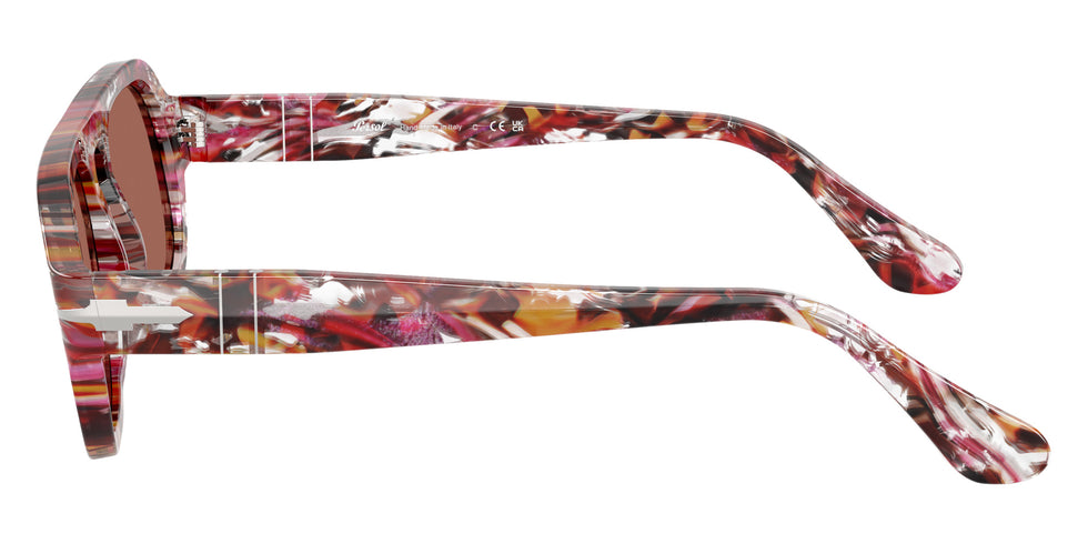 Persol® PO3369S Sunglasses PO3369S 1220H2 56 - Cyclamen/Khaki Terracotta Brow
