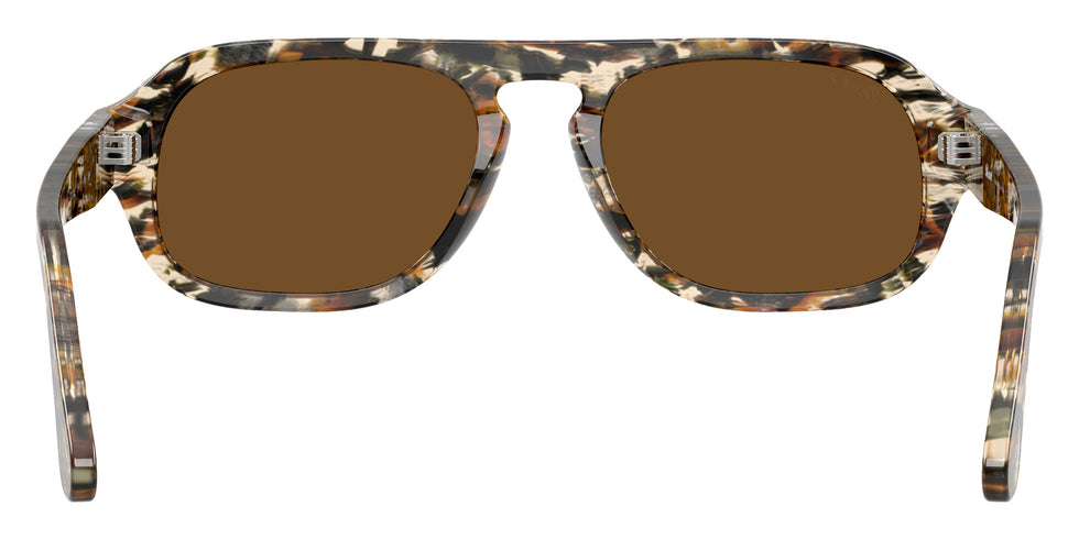 Persol® PO3369S Sunglasses PO3369S 122157 56 - Amber Brown/Pirate Black Brown