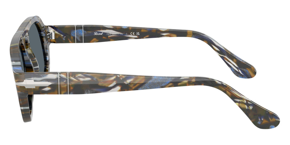 Persol® PO3369S Sunglasses PO3369S 1222R5 56 - Frost Grey/Nautical Blue Blue