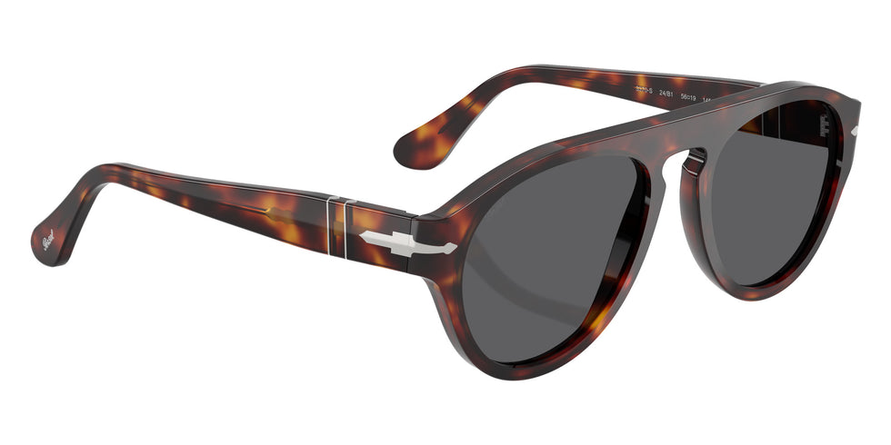 Persol® PO3370S Sunglasses PO3370S 24/B1 56 - Havana Dark Grey