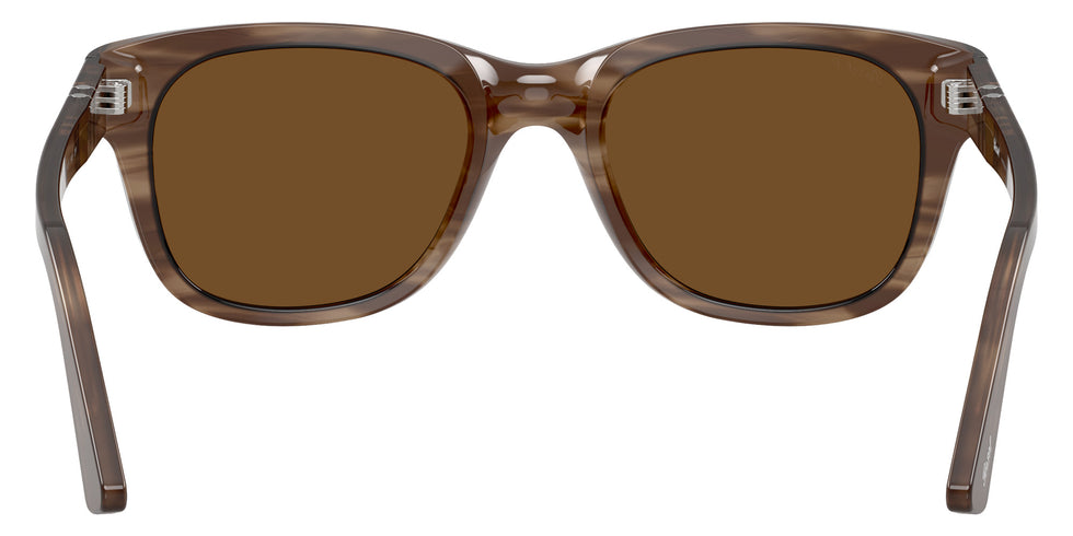Persol® PO3372S Sunglasses PO3372S 120857 53 - Striped Brown Polar Brown