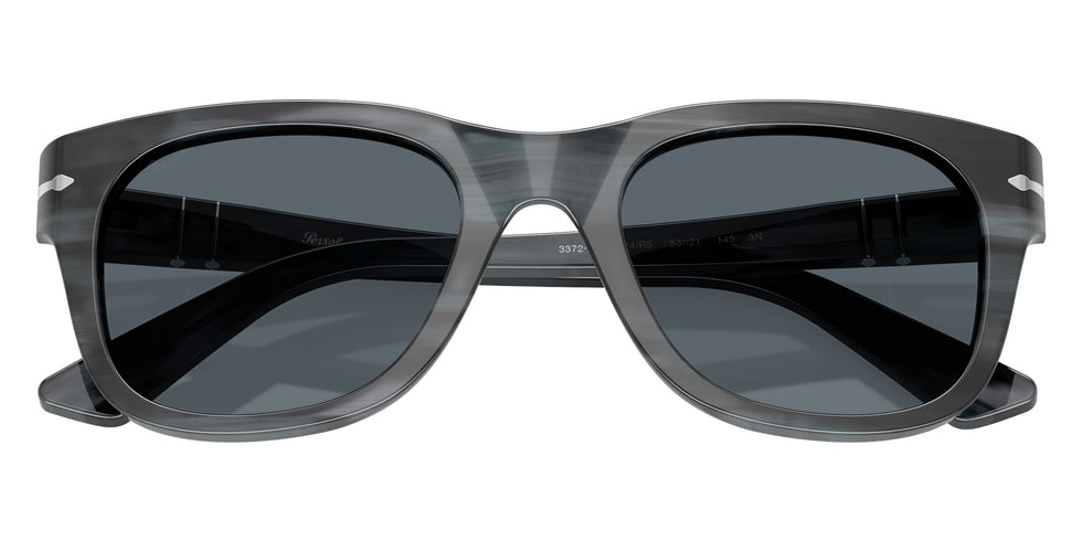 Persol® PO3372S Sunglasses PO3372S 1224R5 55 - Striped Grey Blue