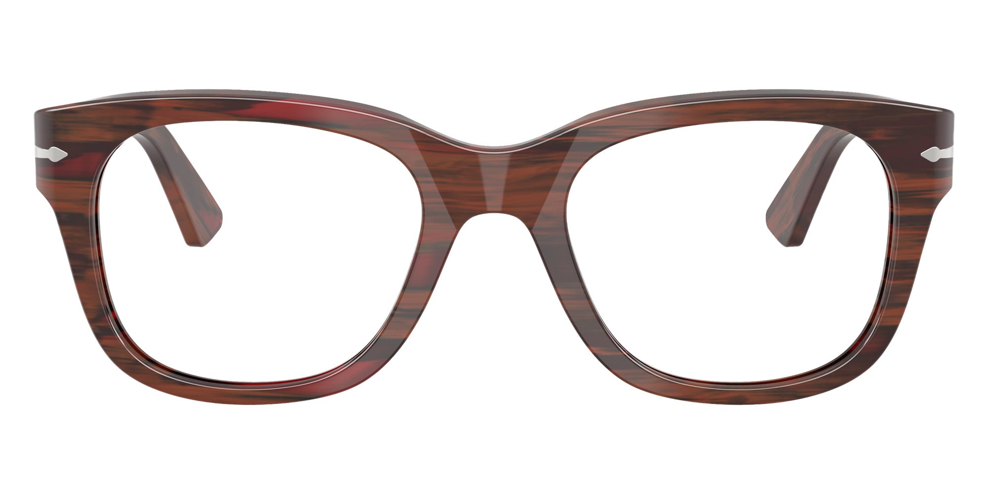 Persol® PO3372V Eyeglasses PO3372V 1223 51 - Striped Burgundy