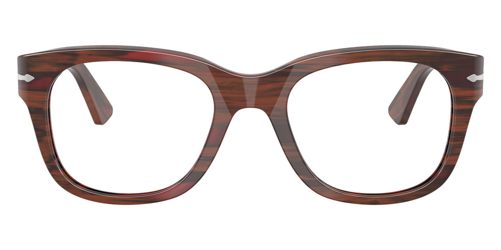 Persol® PO3372V Eyeglasses PO3372V 1223 51 - Striped Burgundy