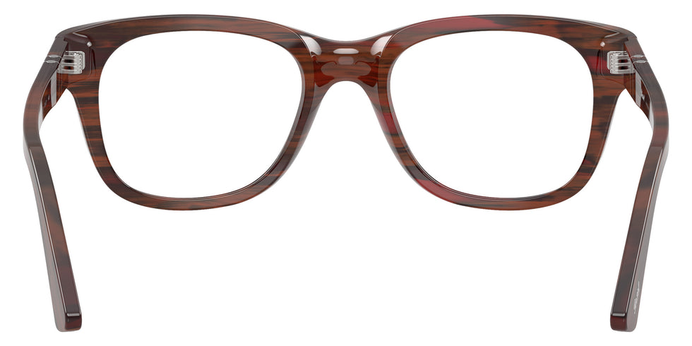 Persol® PO3372V Eyeglasses PO3372V 1223 51 - Striped Burgundy