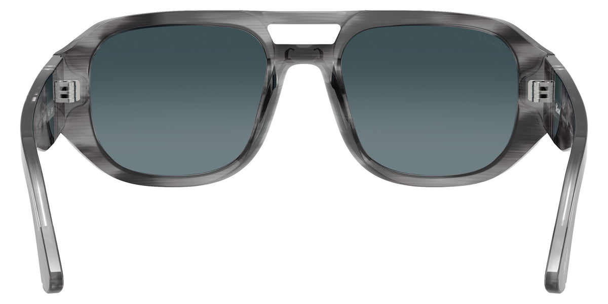 Persol® PO3373S Sunglasses PO3373S 1192S3 56 - Vincent Striped Grey Light Blu