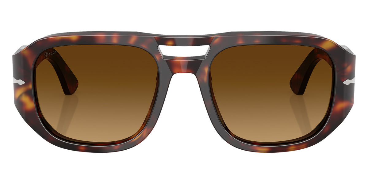 Persol® PO3373S Sunglasses PO3373S 24/85 56 - Vincent Havana Light Brown Gra