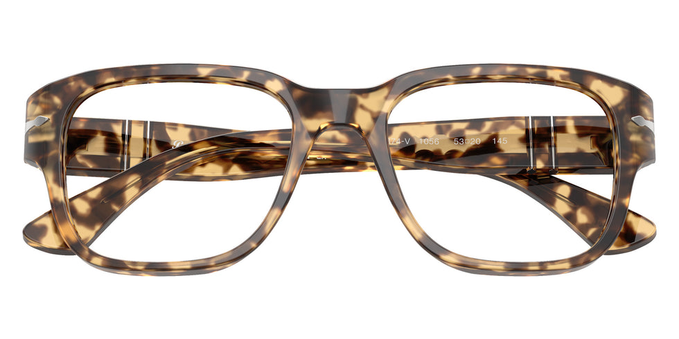 Persol® PO3374V Eyeglasses PO3374V 1056 53 - Brown/Beige Havana