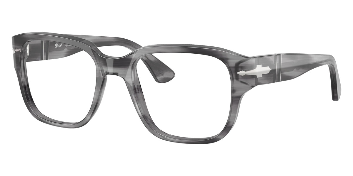 Persol® PO3374V Eyeglasses PO3374V 1192 53 - Striped Grey