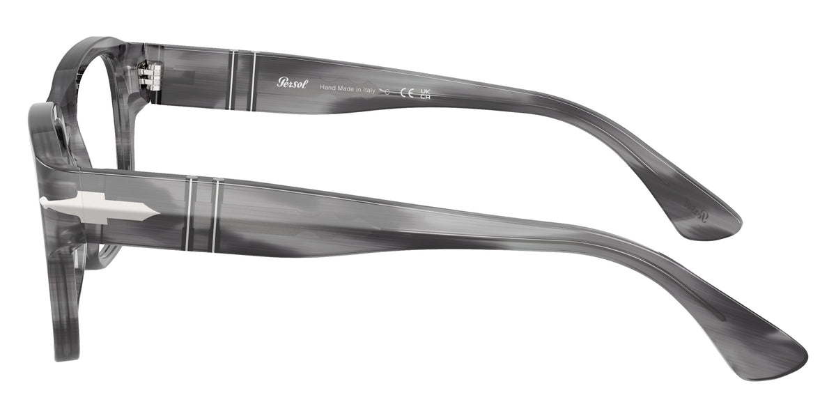 Persol® PO3374V Eyeglasses PO3374V 1192 53 - Striped Grey
