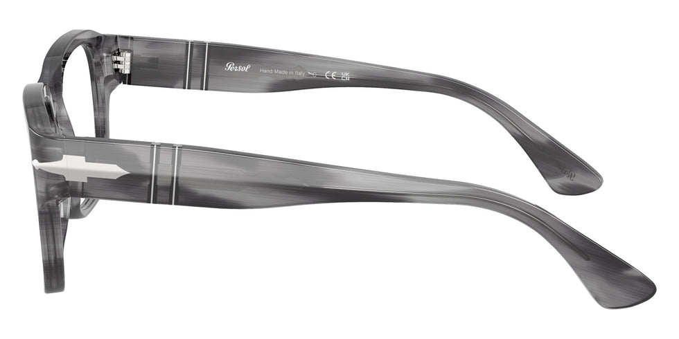 Persol® PO3374V Eyeglasses PO3374V 1192 53 - Striped Grey