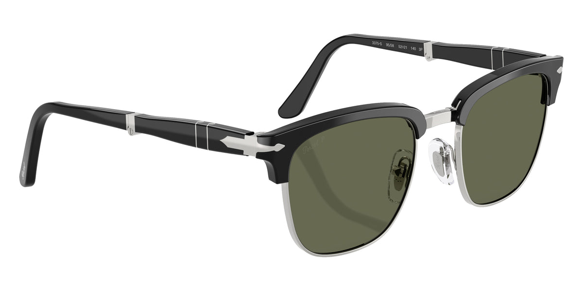 Persol® PO3375S Sunglasses PO3375S 95/58 50 - Black Polar Green