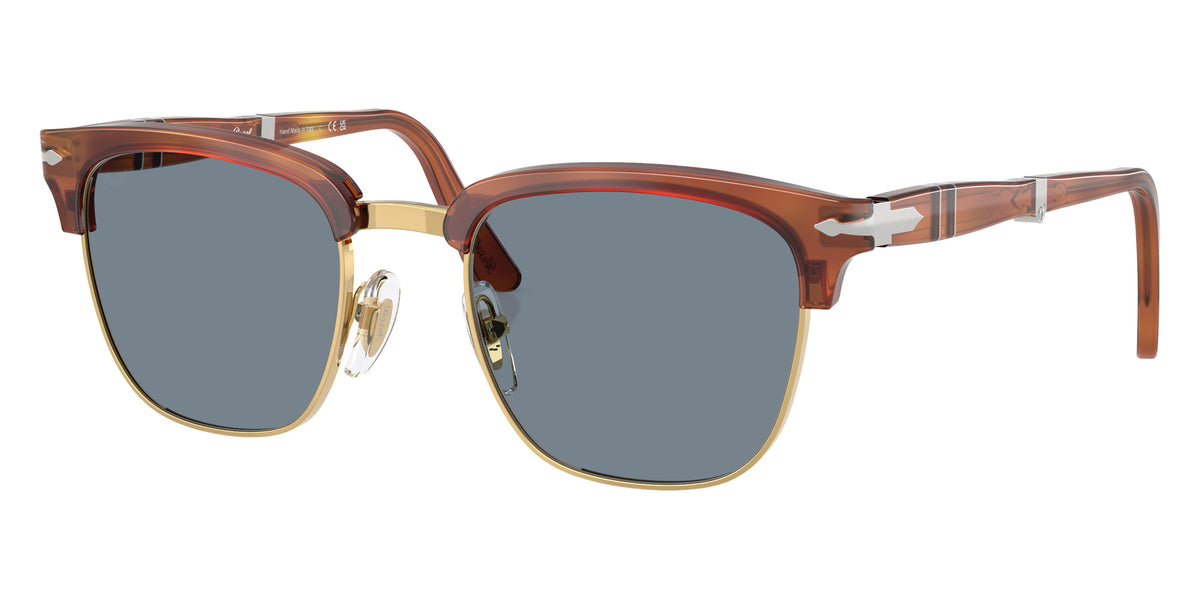 Persol® PO3375S Sunglasses PO3375S 96/56 52 - Terra Di Siena Light Blue