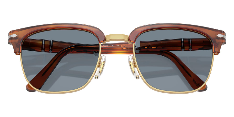 Persol® PO3375S Sunglasses PO3375S 96/56 52 - Terra Di Siena Light Blue