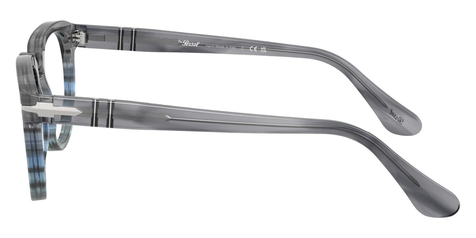 Persol® PO3377V Eyeglasses PO3377V 1205 52 - Striped Grey