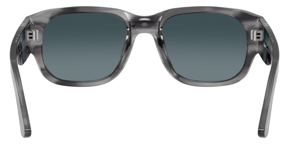 Persol® PO3380S Sunglasses PO3380S 1192S3 55 - Striped Grey Light Blue Gradie