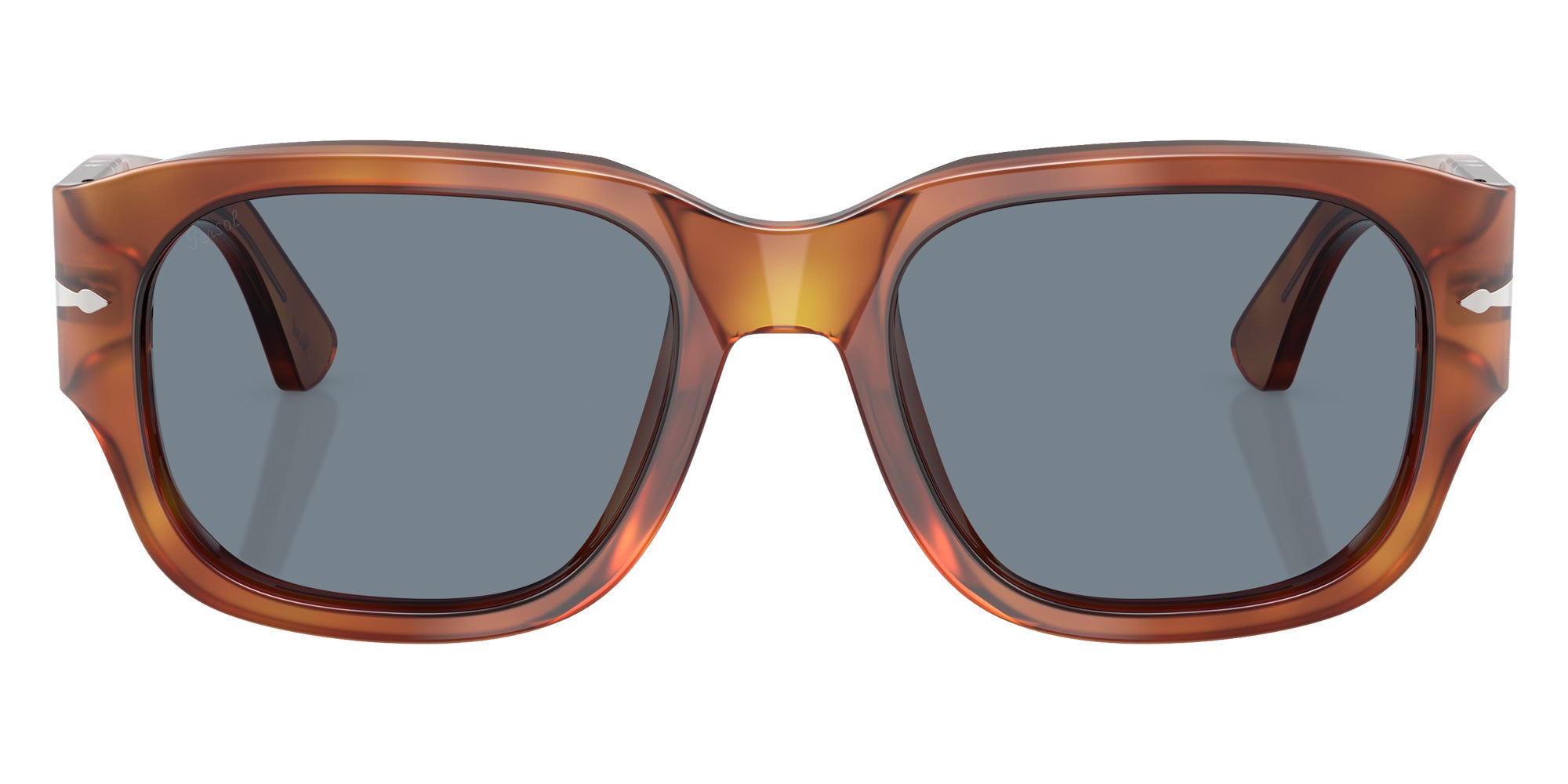 Persol® PO3380S Sunglasses PO3380S 96/56 55 - Terra Di Siena Light Blue