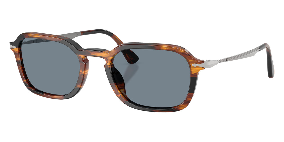 Persol® PO3381S Sunglasses PO3381S 123556 54 - Striped Black And Brown Light