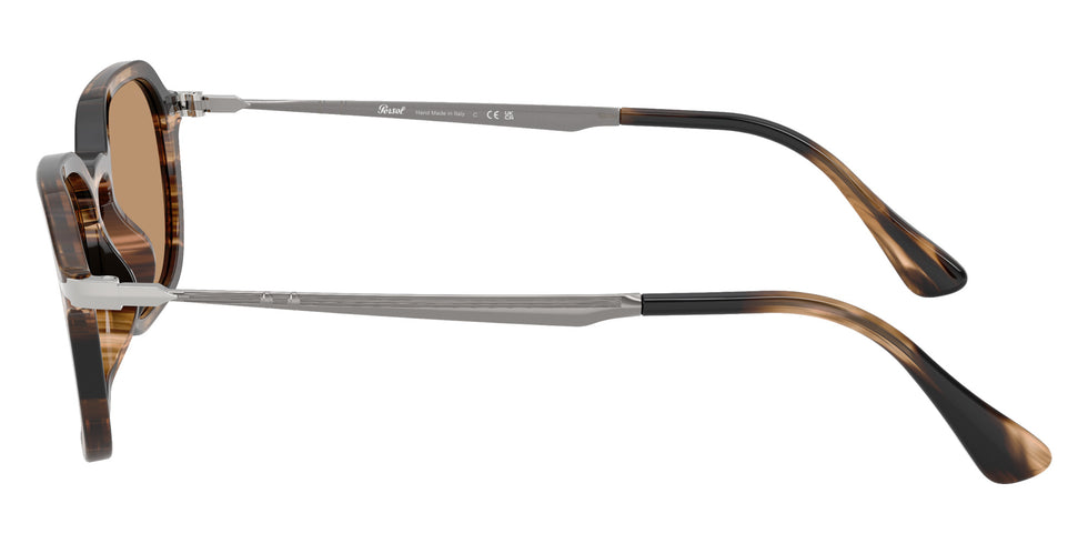 Persol® PO3381S Sunglasses PO3381S 123653 54 - Striped Black And Greish Brown