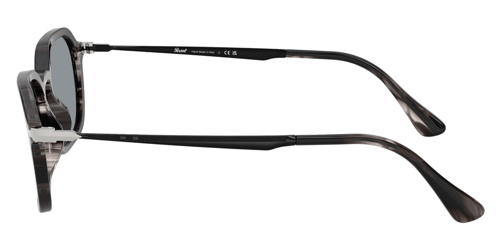 Persol® PO3381S Sunglasses PO3381S 1238R5 54 - Striped Black And Grey Blue