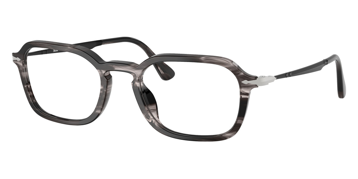 Persol® PO3381V Eyeglasses PO3381V 1238 54 - Striped Black And Grey