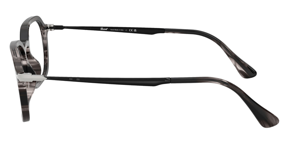 Persol® PO3381V Eyeglasses PO3381V 1238 54 - Striped Black And Grey