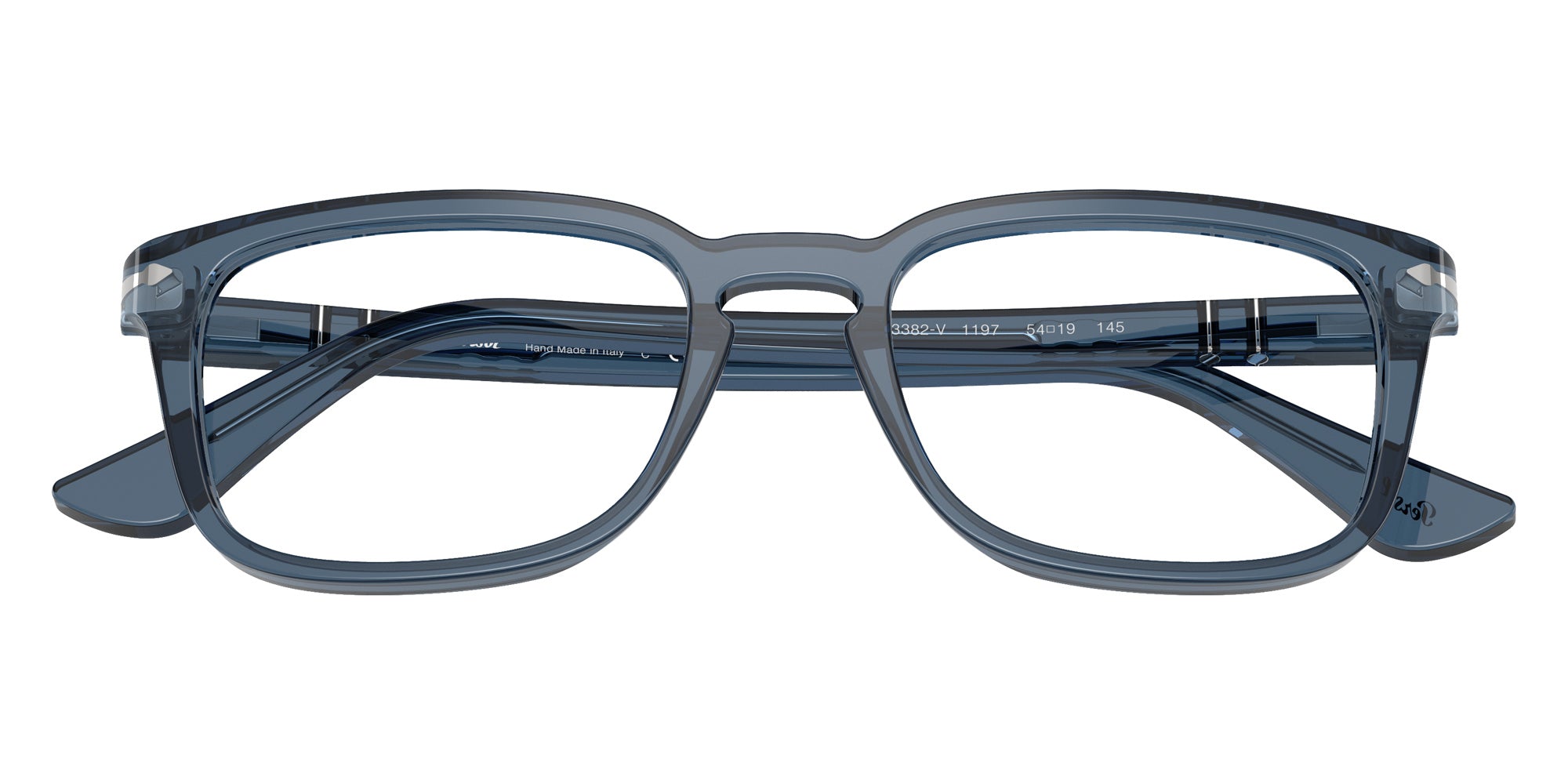Persol® PO3382V Eyeglasses PO3382V 1197 54 - Transparent Denim Blue