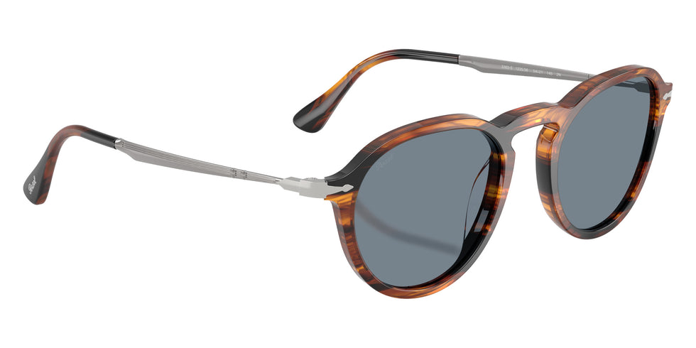 Persol® PO3383S Sunglasses PO3383S 123556 54 - Striped Black And Brown Light