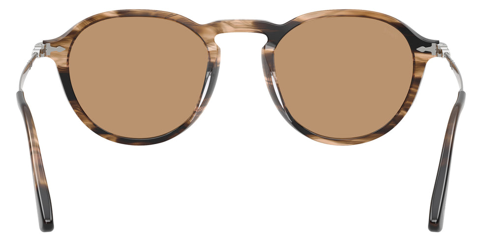 Persol® PO3383S Sunglasses PO3383S 123653 54 - Striped Black And Greish Brown