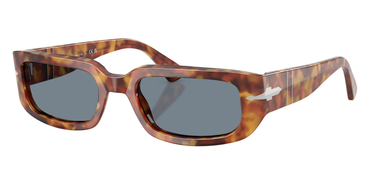 Persol® PO3385S Sunglasses PO3385S 106/56 55 - Mel Brown Tortoise Light Blue