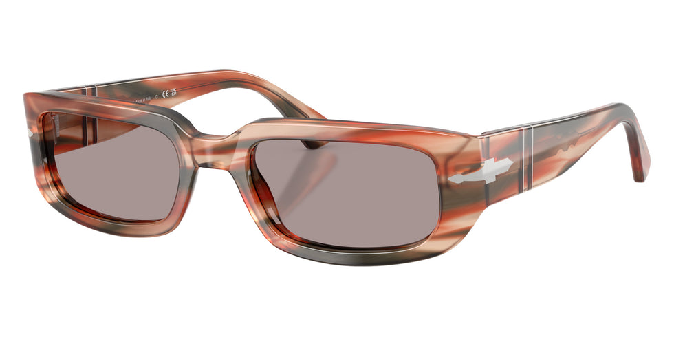 Persol® PO3385S Sunglasses PO3385S 123353 55 - Mel Striped Red And Green Viol