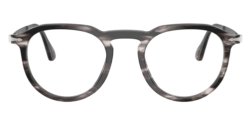 Persol® PO3387V Eyeglasses PO3387V 1238 51 - Pier Striped Black And Grey