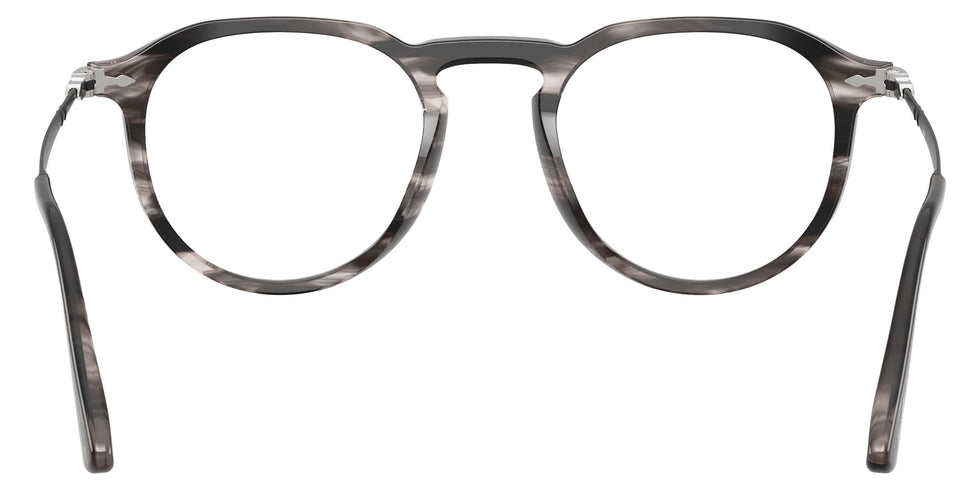 Persol® PO3387V Eyeglasses PO3387V 1238 51 - Pier Striped Black And Grey