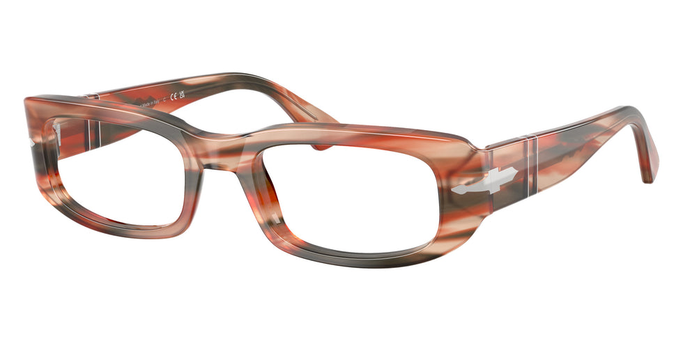Persol® PO3388V Eyeglasses PO3388V 1233 53 - Striped Red And Green