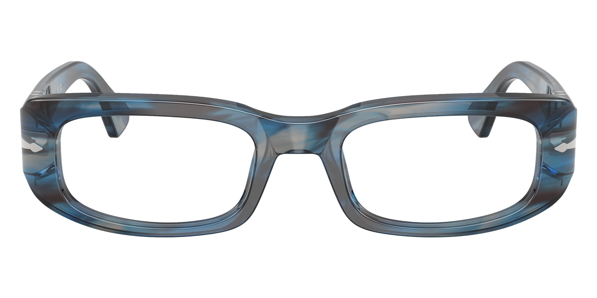Persol® PO3388V Eyeglasses PO3388V 1234 51 - Striped Blue And Grey